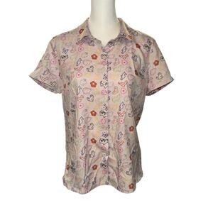 Hot Topic Fruits Basket Button Down Top Medium
